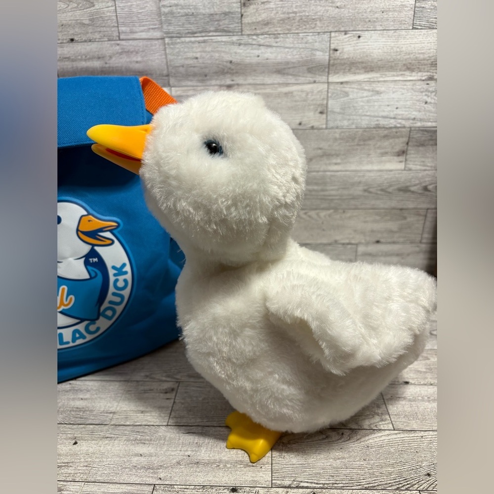 Aflac talking White Plush Duck Toy